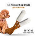 Edelstahl -Streifer Pet Pet Underhout Haartipper Messer